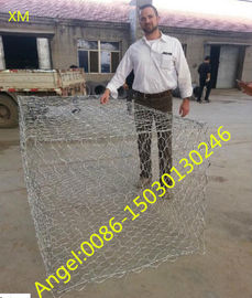 Hexagonal Galvanized Gabion Box Stone Cage Mesh for philippines market
