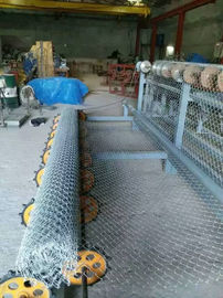 2m width Full Automatic double wire feeding Chain Link Fence Making Machine