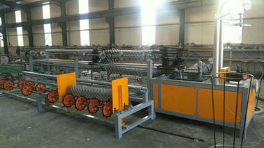 3m width full Automatic PLC single wire Chain Link Fence making Machine