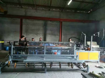 3m width full Automatic PLC single wire Chain Link Fence making Machine