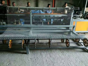3m width full Automatic PLC single wire Chain Link Fence making Machine