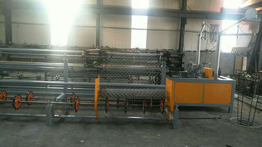 2m Width PLC Full Automatic Double Wire Chain Link Fence Making Machine/diamond wire mesh machine