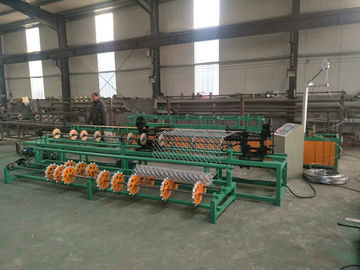 3m width full automatic single wire/double wire feeding chain link fence machine