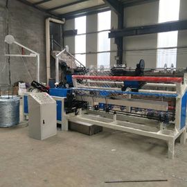 4m width PLC full Automatic double wire Chain Link Fence Machine/diamond wire mesh machine