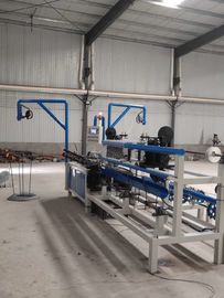 3m width Fully-Automatic double wire feeding PLC Chain Link Fence Machine