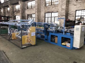 3m Width 8omm hole Automatic Single Wire feeding Chain Link Fence Making Machine for kenya