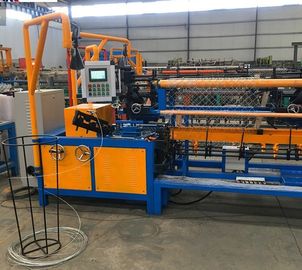 4m width  Full Automatic double wire feeding Chain Link Fence Machine
