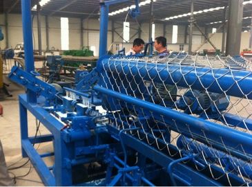 High Speed Automatic Double Wire Diamond Mesh Chain Link Fence Machine