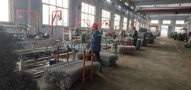 3m width Fully-Automatic PLC control single wire feeding Chain Link Fence Machine
