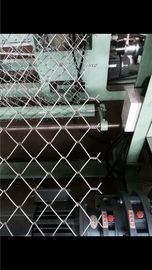 3m width Fully-Automatic PLC control single wire feeding Chain Link Fence Machine