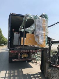 High Speed PLC control Full Automatic double wire Chain Link Fence Machine for Diamond Mesh