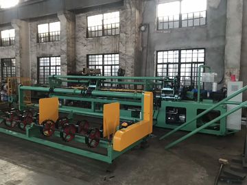 High Speed PLC control Full Automatic double wire Chain Link Fence Machine for Diamond Mesh