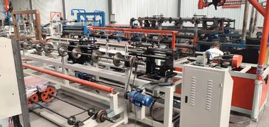 4m Width Full Automatic PLC control double wire feeding Chain Link Fence machine
