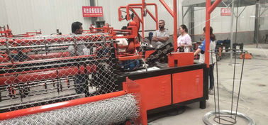 4m Width Full Automatic PLC control double wire feeding Chain Link Fence machine