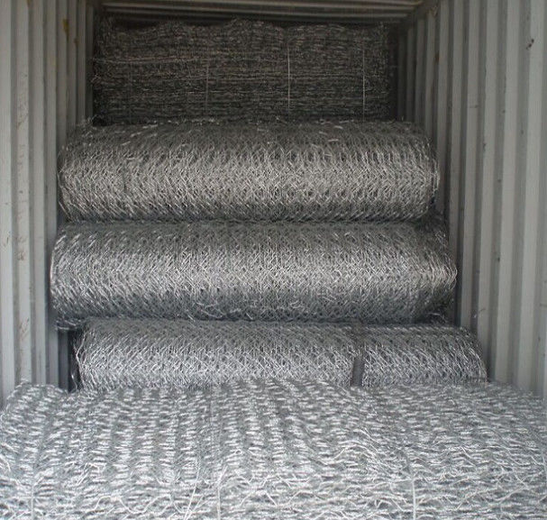 3x1x0.5m Hexagonal PVC Coated Gabion /Gabions Box Price16.28$/PC  for philippines market