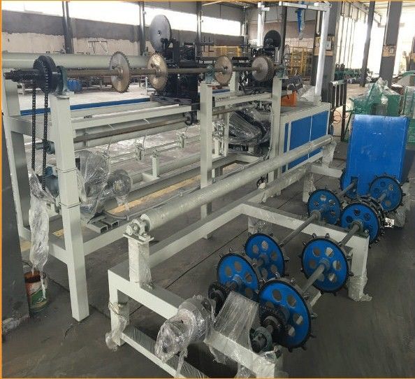 2m-4m Width Full Automatic Double /Single Wire feeding Chain Link Fence Making Machine