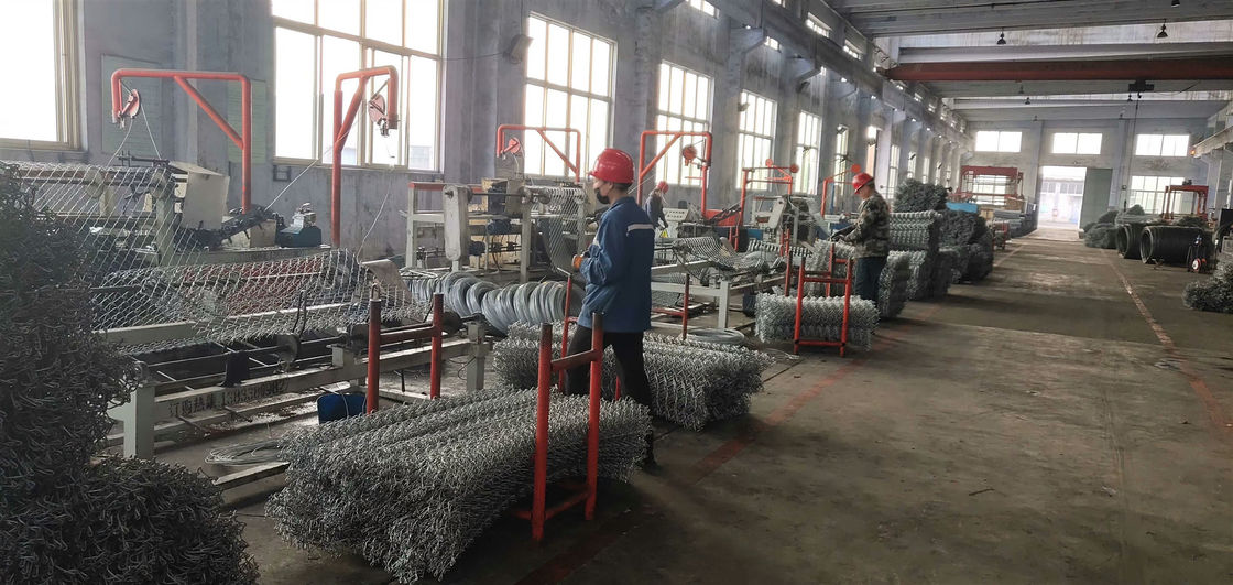 3m width Automatic PLC Double Wire feeding Chain Link Fence Machine/chain link machine